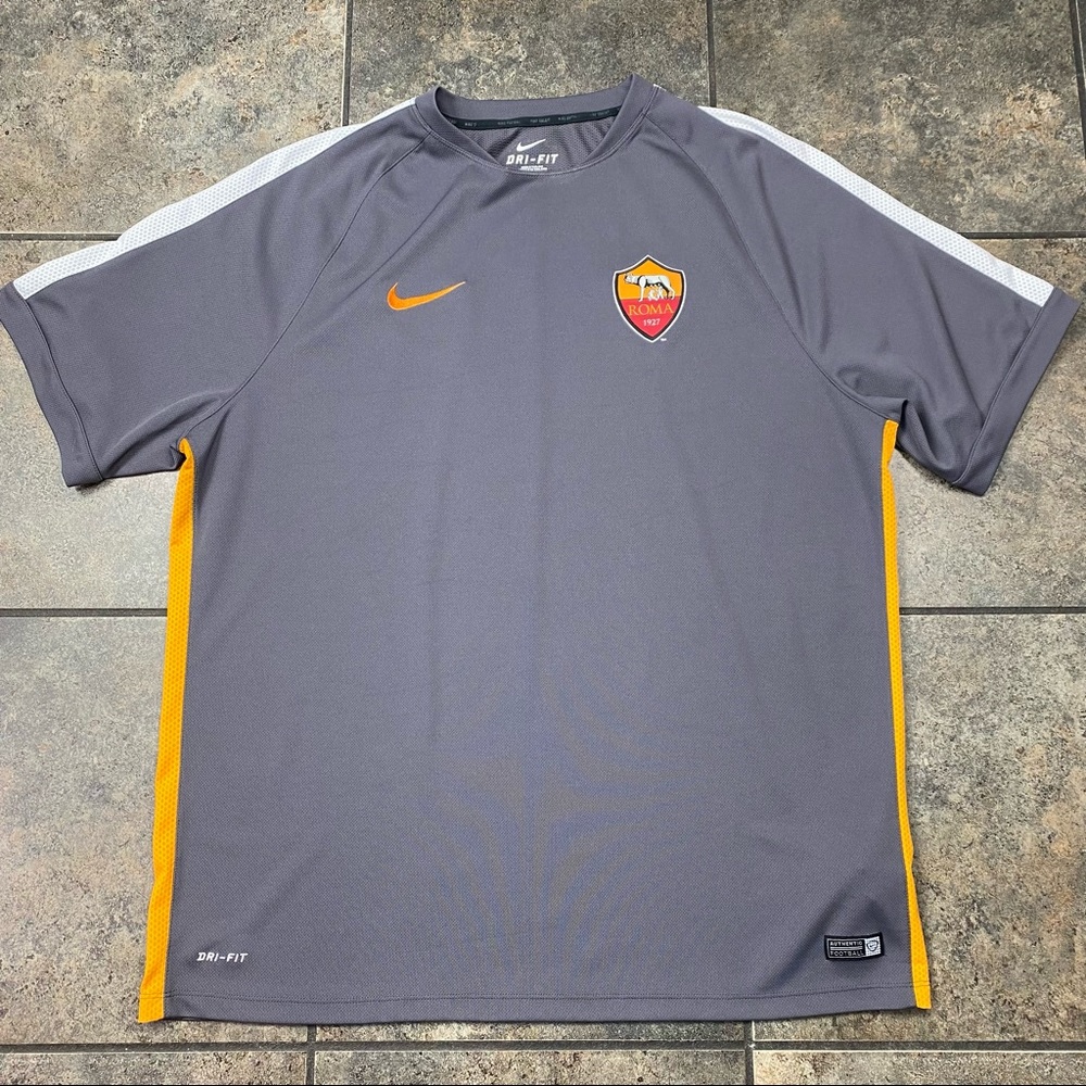 2015 Nike Dri-Fit A.S. Roma Soccer Jersey Size 2XL